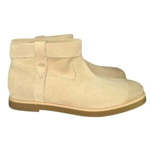 UGG Josefene Bootie Suede Ankle Boots Sand Womens Size 6.5